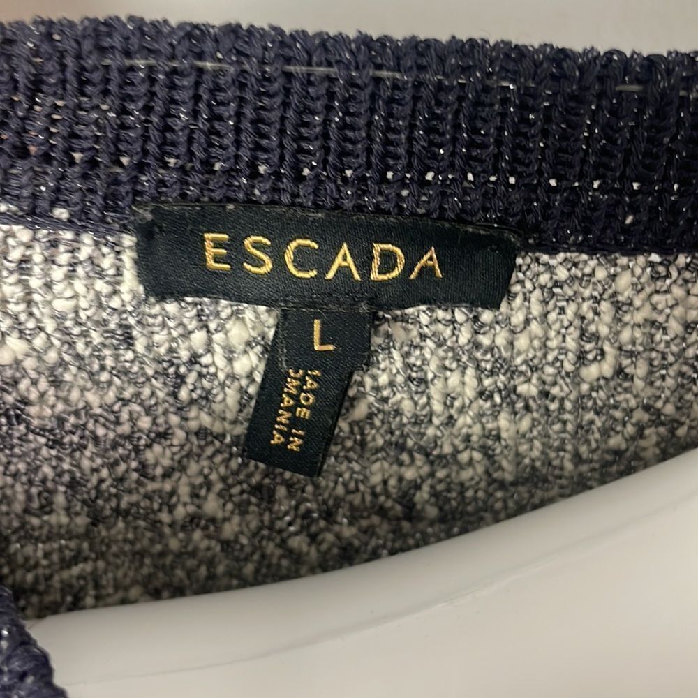 Escada Grey With Black Trim Knit - Picture 5 of 6